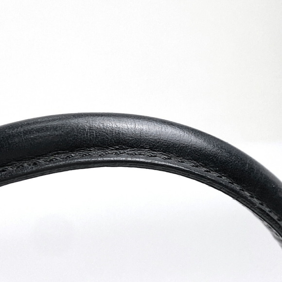 Celine Macadam Pattern Canvas Handbag Black Brown - Picture 3 of 6